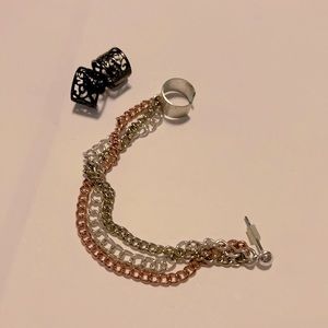 Ear cuffs and cuff/earring combo!